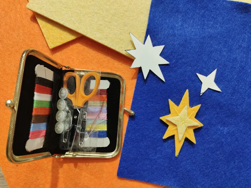 Мастер-класс «Брошка звездочка из фетра»